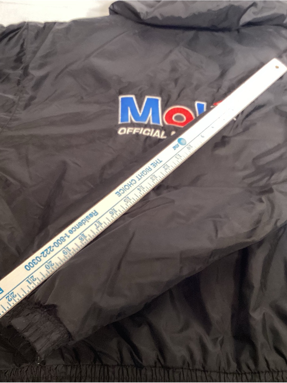 NASCAR Mobil 1 Racing Ryan Newman Rusty Wallace Hooded Jacket Men’s Size Large - Picture 16 of 16